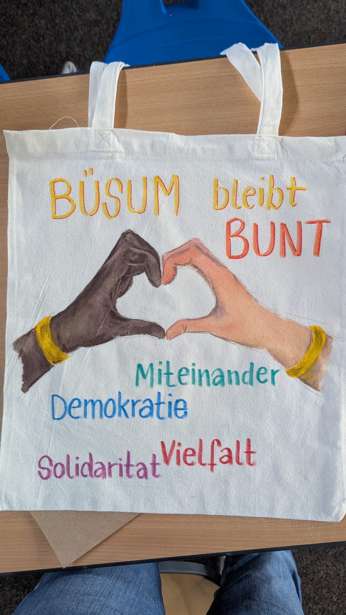 Projekt zu „Büsum bleibt bunt“ an der Schule am Meer